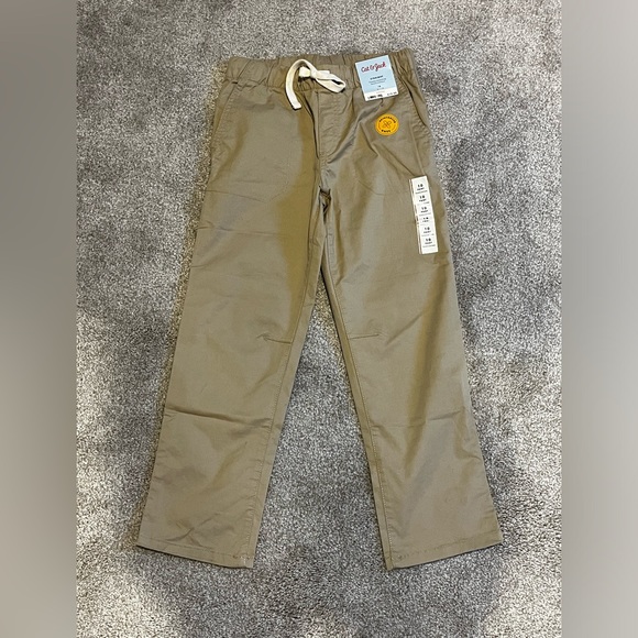 Cat & Jack straight Recto beige pants size 10 NWT - Picture 2 of 9
